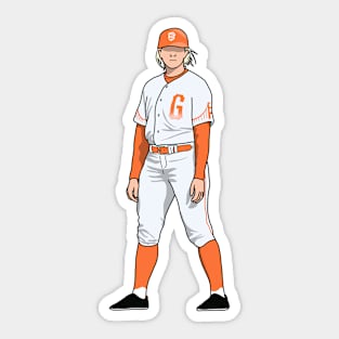 Nakken the first full-time female baseball coach Sticker